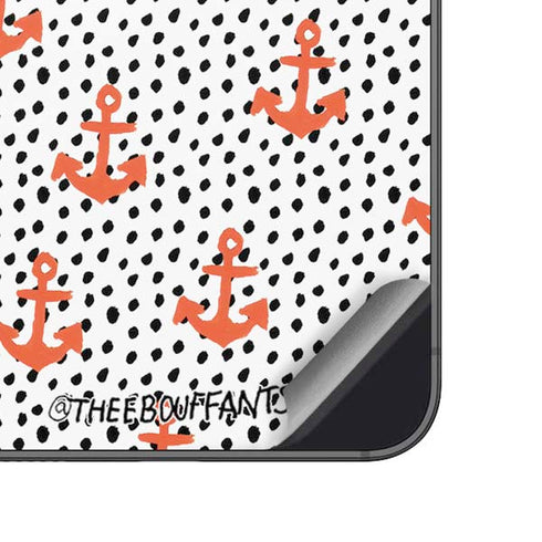 Bouffants and Broken Hearts Anchors and Dots Galaxy A14 5G Skin